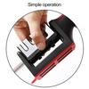 Kitchen Cutter Sharpener with 44989 Grooves Tungsten Steel Sharpener with Plastic Handle Multifunctional Manual Grinder for Scissors Cutter