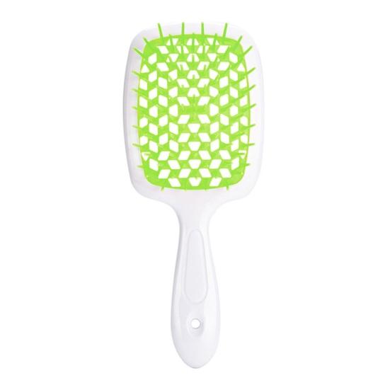 Detangling Hair Brush Hollow Ergonomic Handle Scalp Massage Women Girls Wet Dry Long Curly Fluffy Hair Styling Comb Hairdressing Tool