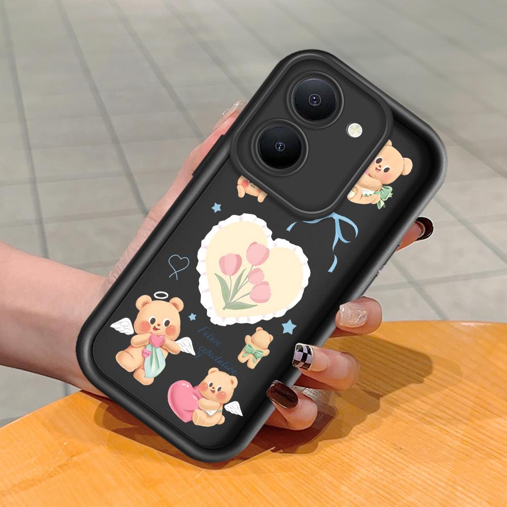 Мягкий силиконовый квадратный чехол с рисунком лестницы для телефона, полное покрытие, противоударный защитный резиновый чехол для камеры для Vivo