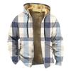 Мужская куртка с клетчатым принтом, мужская весенне-осенняя повседневная трендовая куртка на молнии с капюшоном