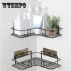 Полка для ванной комнаты, кухонный органайзер, полки, угловая рама, железная полка для душа, стеллаж для хранения, держатель для шампуня, аксессуары для ванной комнаты