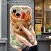 Чехол для телефона: 2D плоский дизайн, подходящий для защитного чехла iPhone 18 17 16 15 14 13 Pro, рождественский олень, идеальный праздничный подарок на Рождество и Хэллоуин