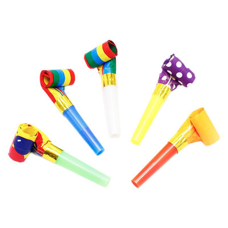 Colorful Dragon Mouth Whistle Horn for Parties & Celebrations