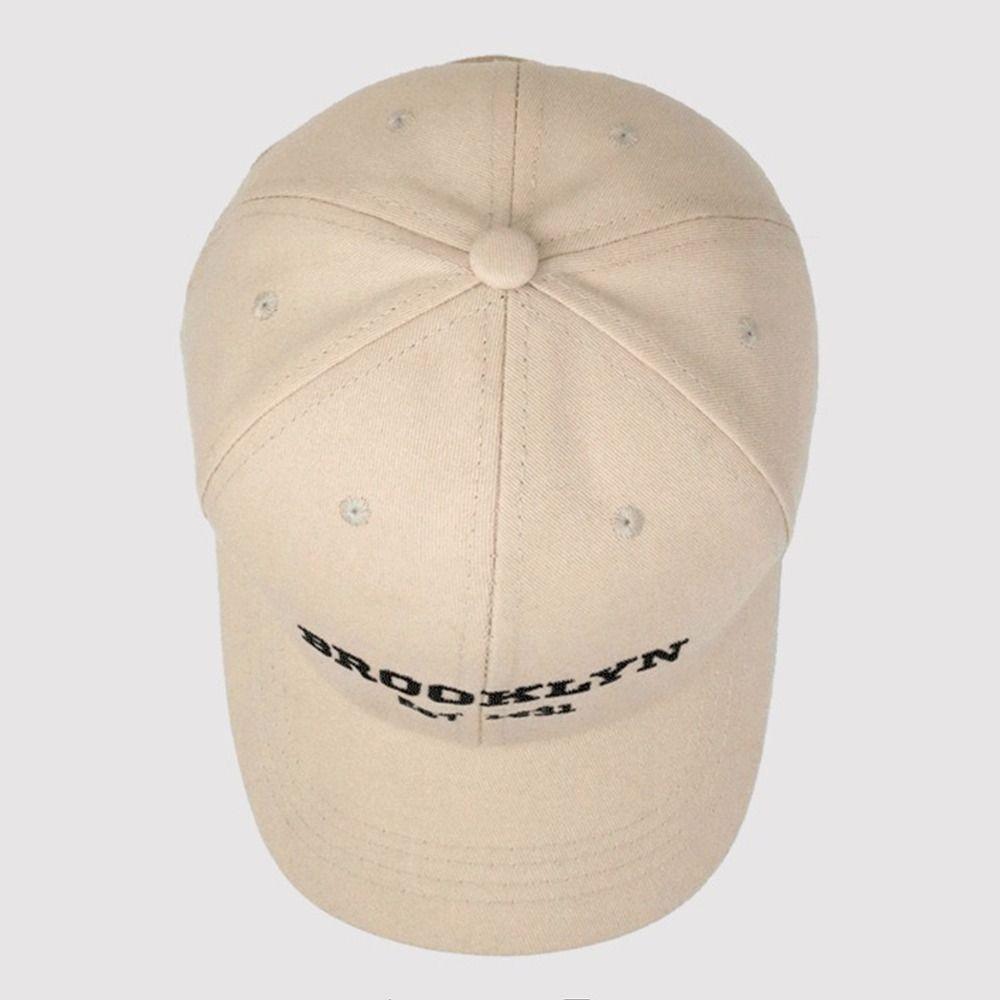 Letter Embroidered Baseball Cap Breathable Fishing Cap Creative Sunscreen Hat Daily Wear