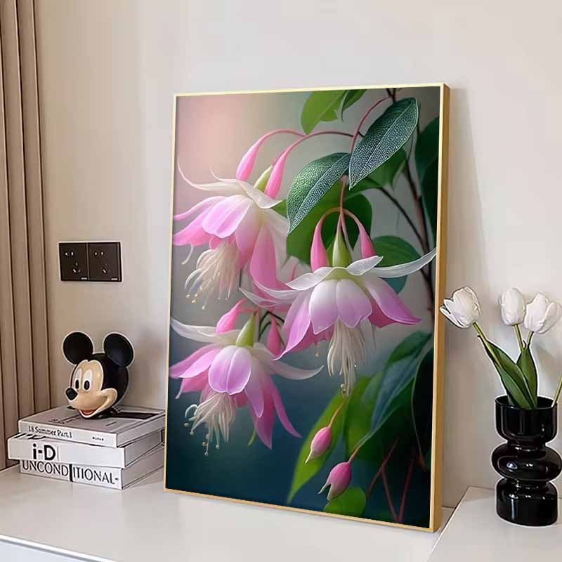 Новое поступление 5D DIY Полная круглая алмазная живопись "Цветы" Вышивка крестом Домашний декор Подарок