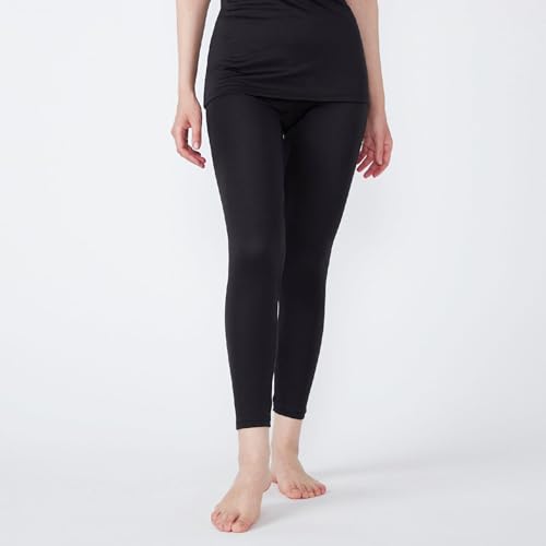 Mizuno Премьер Хот Термобелье Breath Thermo Тонкие Термогенерирующие Длинные Леггинсы для Повседневной Носки, Женские, Черные, Размер S (C2JBC812)