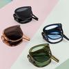 New Folding Sunglasses Fashion Sun Protection Folding Sunglasses Women Advanced Sense Ins
