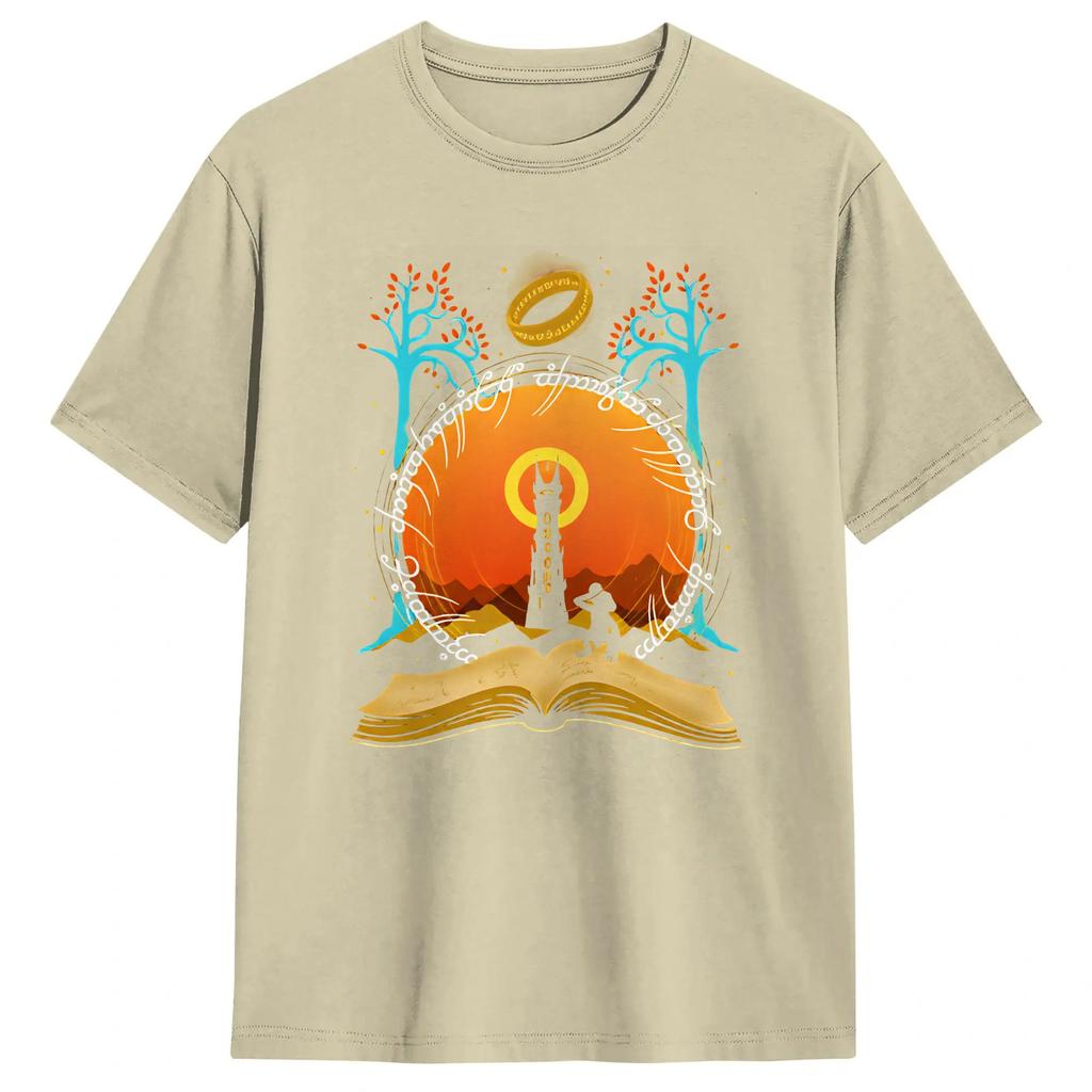Lords Of The Rings Unisexs T Shirts Vintage Tees Short Sleeve Crew Neck TShirt 100 Cotton Gift Idea Clothing
