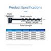 Light Weight Hand Auger Drill High Hardness Wood Auger Drill Bit Survival Drill Bit  For Wilderness