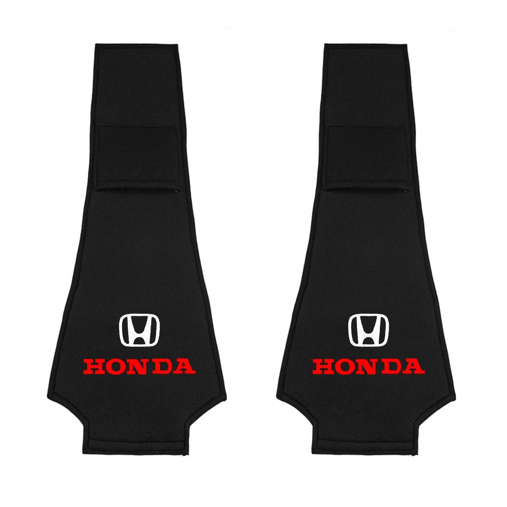 GNTYA1 1/2pc Car Headrest Cover Seat Head Pillow Headrest Cover For Honda Mugen Civic TYPE-R Accord Fit Jazz CRV BRV HRV Insight Pilot
