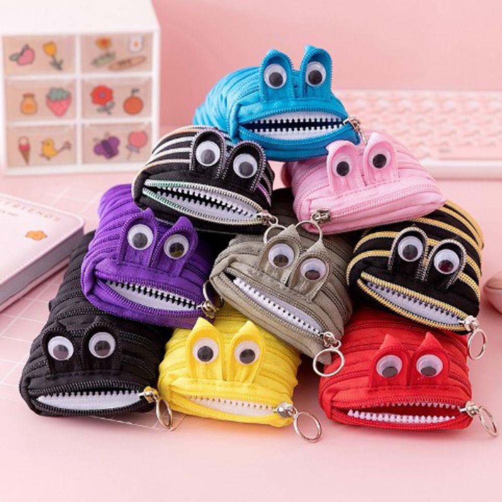 Funny Cartoon Large Capacity Kids Gift Pouches Zipper Pencil Case Storage Bag Pen Bags Pencilcases