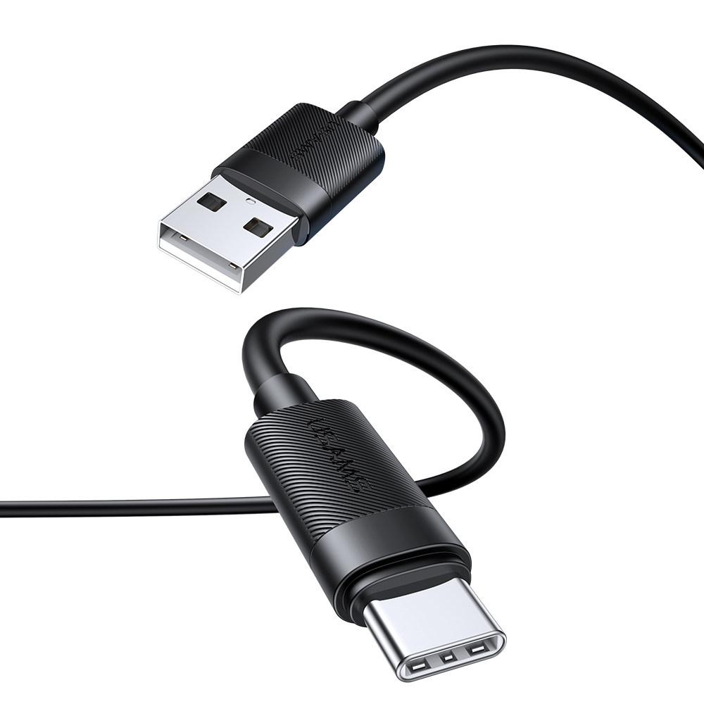 USAMS SJ777 U94 3A 18W USB-A to Type-C Fast Charging Cable Data Transfer Cord for Phones/Tablets