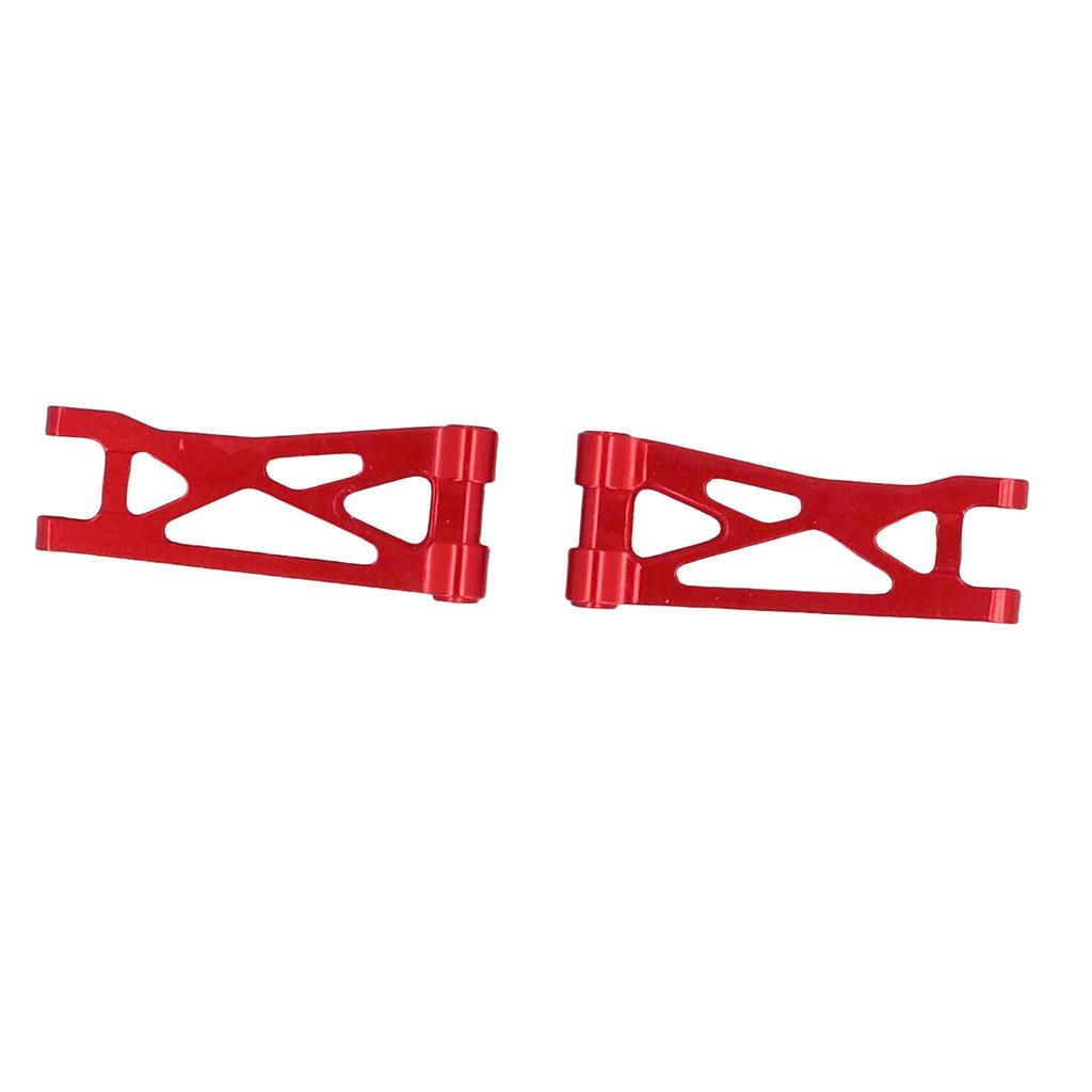 2pcs RC Car Swing Arm High Strength Alloy Rear Lower Suspension Arm for 1 24 RC Car Upgrade Parts Red