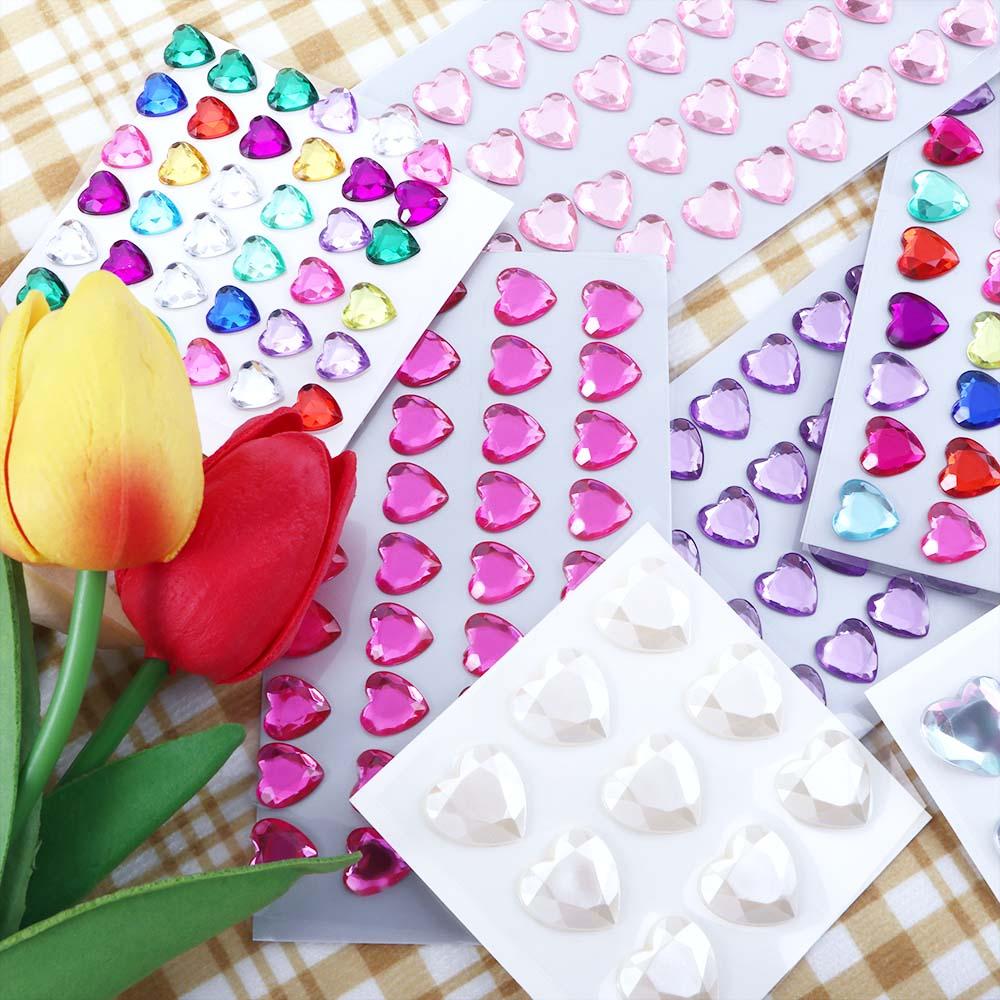 Phone Decorative For Children Heart  3D Shining Stickers  Stickers LOVE