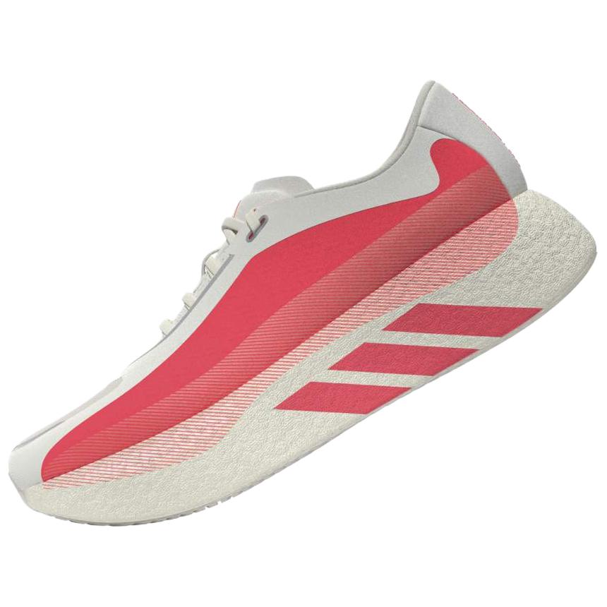 adidas Hyperboost Edge Удобные Универсальные Пружинящие Повседневные Беговые Кроссовки Женские Кроссовки Розовый Белый KI4406