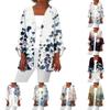 Women's Casual Fashion Printed Lightweight Mid-length Jacket Cardigan