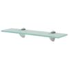 Wall Shelf - vidaXL - 40x20 Cm - Shatterproof Glass - Thickness 8 Mm - Transparent