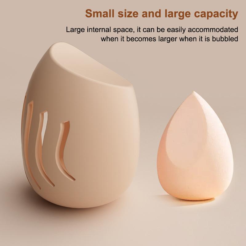 Чехол для спонжа для макияжа Держатель для бьюти-блендера Чехол для пуховки Аксессуары для макияжа Подставка для косметики Пустая косметическая цветная коробка для пуховок