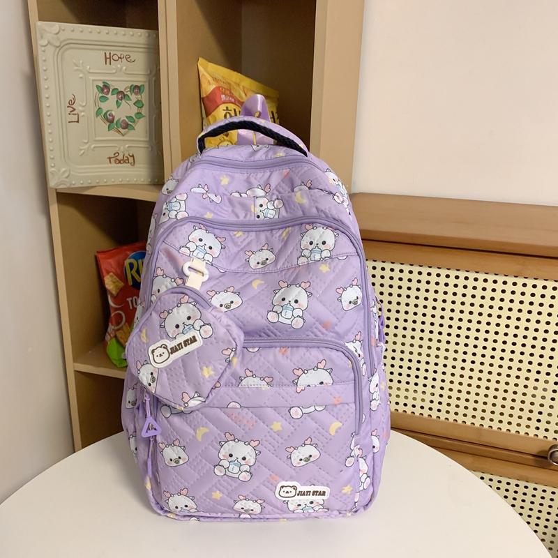 Female Schoolbag Printed Backpack Student Large Capacity Backpack