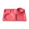 Awakensense The Junior Plate Set, Pink Jelly, Tray + Mini Bowl, Popular Korean Parenting Items