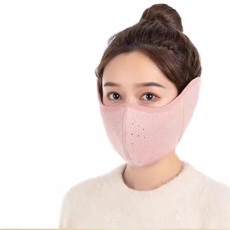Winter Unisex Warm Fleece Mask Windproof Cycling Facemask Anti Dust Reusable Outdoor Sports Thermal Headwear