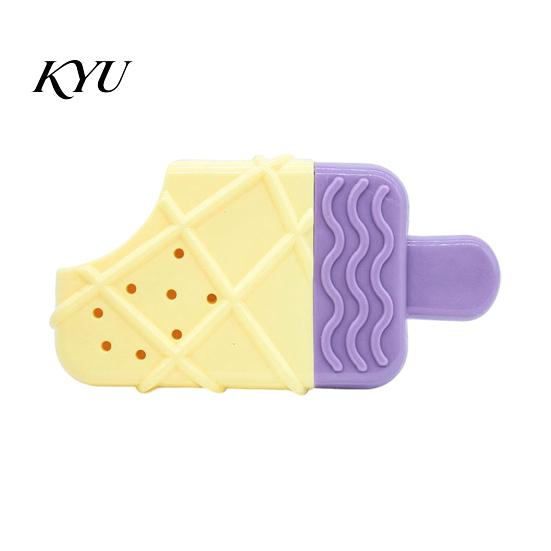 Small Medium Dog Boredom Relief Cooling Chew Toy, Popsicle Ice Freezer Donut Shape Toys for Dogs Teeth Cleaning Reusable Freeze Toy Summer Heat