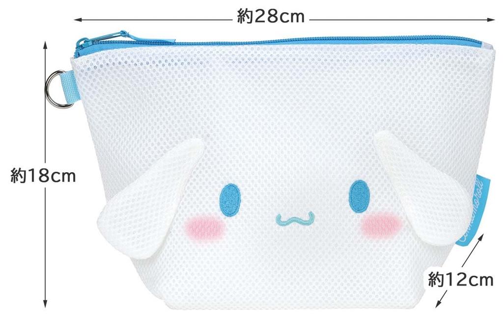 Skater Сетка для сауны, спа-тоут Sanrio Funyumaru, сумка, сумка, Cinnamoroll, дизайн, BSMB1-A