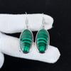 Серьги из натурального малахита, старинные серьги из стерлингового серебра 925 пробы, серьги-подвески из серебра в стиле бохо, подарки на день рождения, подарки для нее