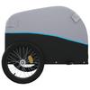 Bicycle Trailer Black and Blue 45 kg Iron