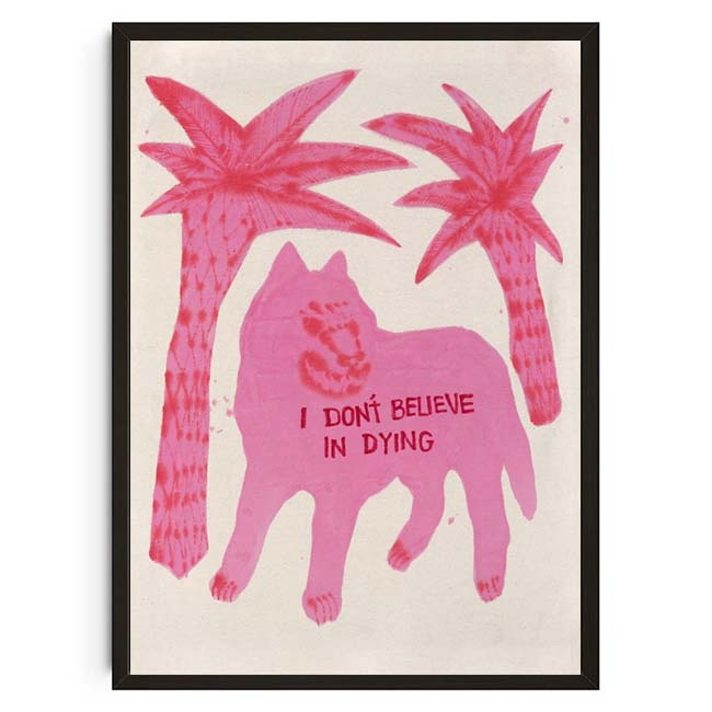 Vintage Abstract Animals Print Posters Mid Century Wall Art Canvas Painting Pictures for Living Room Bedroom Home No Fr