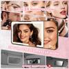 Car Sun Visor Vanity Mirror 3X Magnification Car Visor Mirror with LED Light 3 Colors Dimmable Makeup Mirrors for Cars SUV Truck