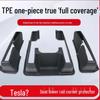 Защитная накладка на угол сиденья Tesla Model Y из ТПЭ, защита от ударов ногами, аксессуар для направляющих сиденья