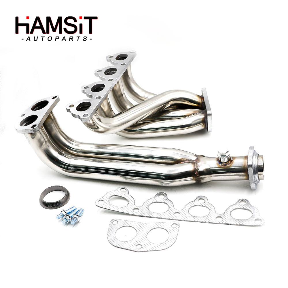 Выпускной коллектор Hamsit для Honda Civic CR-X Del Sol 88-00 с двигателем серии D SOHC, нержавеющая сталь
