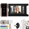 7-дюймовый видеодомофон с электронным замком и кнопкой открытия двери