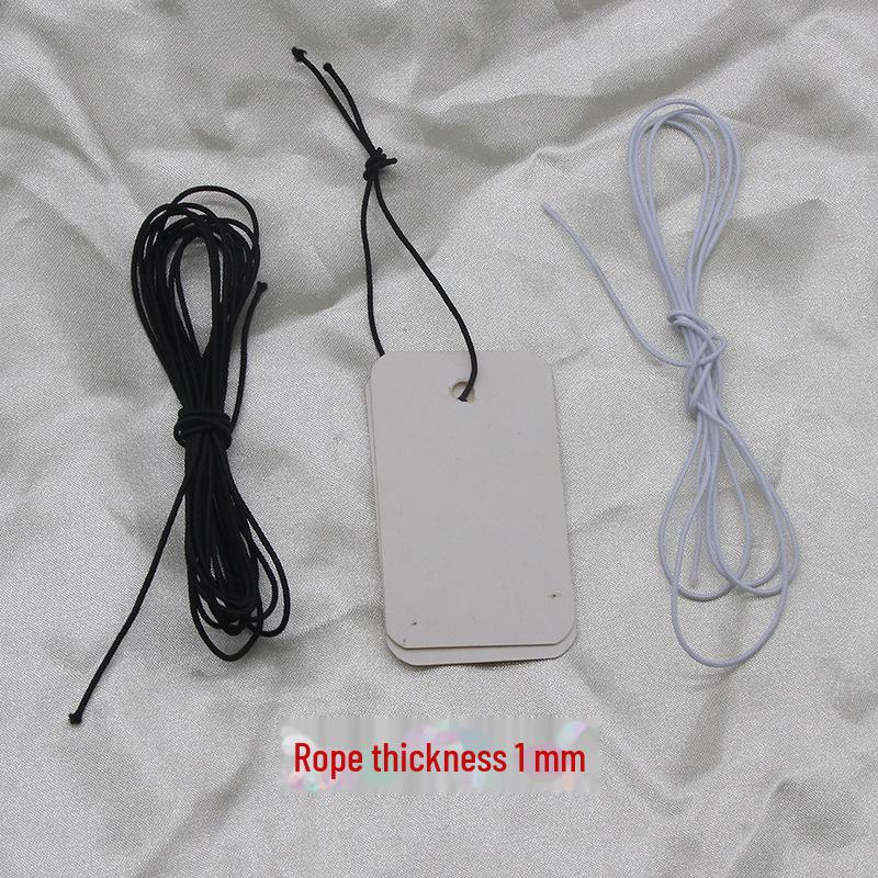 1 мм тонкая эластичная резинка для бирок на обувь и одежду