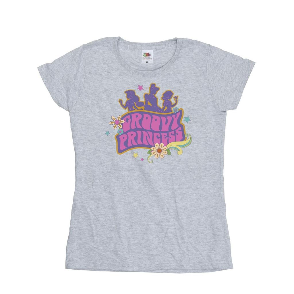 Disney Womens/Ladies Princesses Groovy Princess Cotton T-Shirt