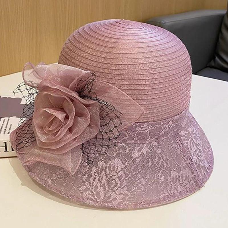 WTEMPO Women's Solid Color Casual Versatile Breathable Sun Hats Summer Wide Brim Outdoor Travel Mesh Hats