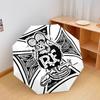 1 шт. Автоматический складной зонт - Узор со специальными символами, Портативный и складной дизайн с 8 спицами, Рождественские и Новогодние подарки