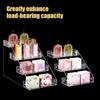 Transparent Acrylic Display Stand Multi-layer Strong Load-bearing Easy Assembly Perfume Organizer Versatile Display Stand Shelf