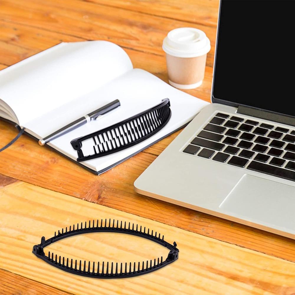 New 1st Choice Clincher Combs Banana Clips - Hair Grip Comb, Fishtail Ponytail Clamp, Long Hair Accessory for Girls and Women