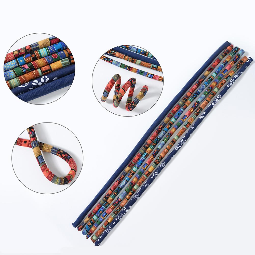 Гибкая повязка на голову в этническом стиле из железной проволоки, набор для волос, высокий хвост, спиральный замок, цветная грязная коса, длинные пряди волос