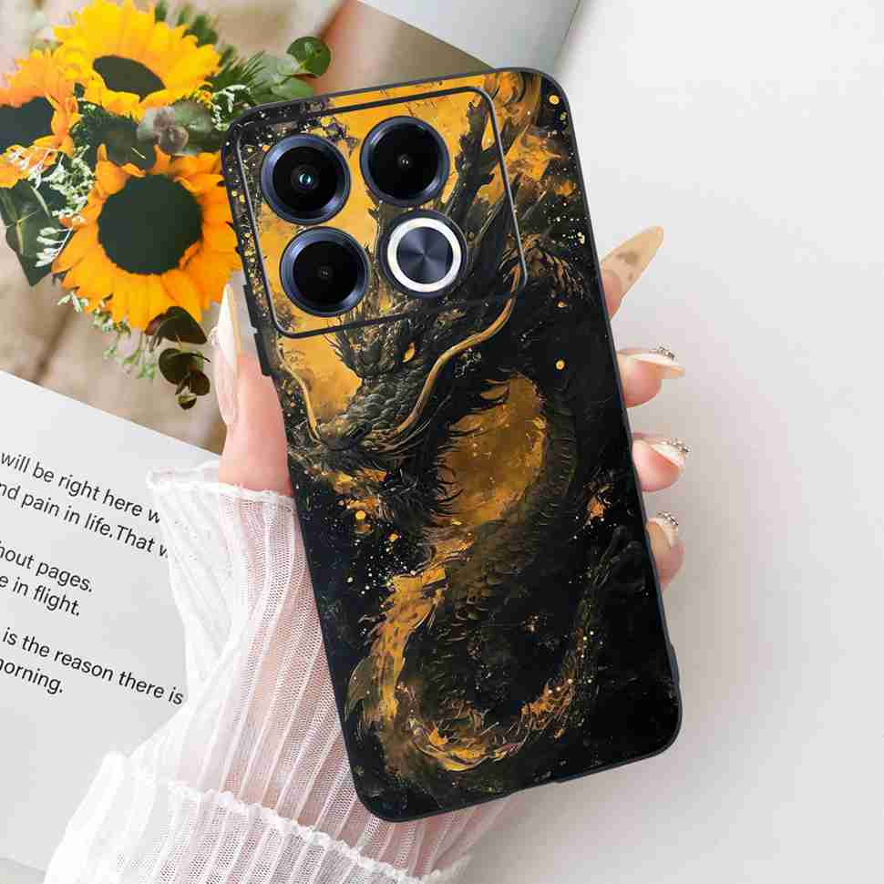 Colorful Butterfly Fashion For Infinix Note 40 5G X6852 Case Silicone TPU Black Cover For Infinix Note40 5G Bumper Shell Fundas