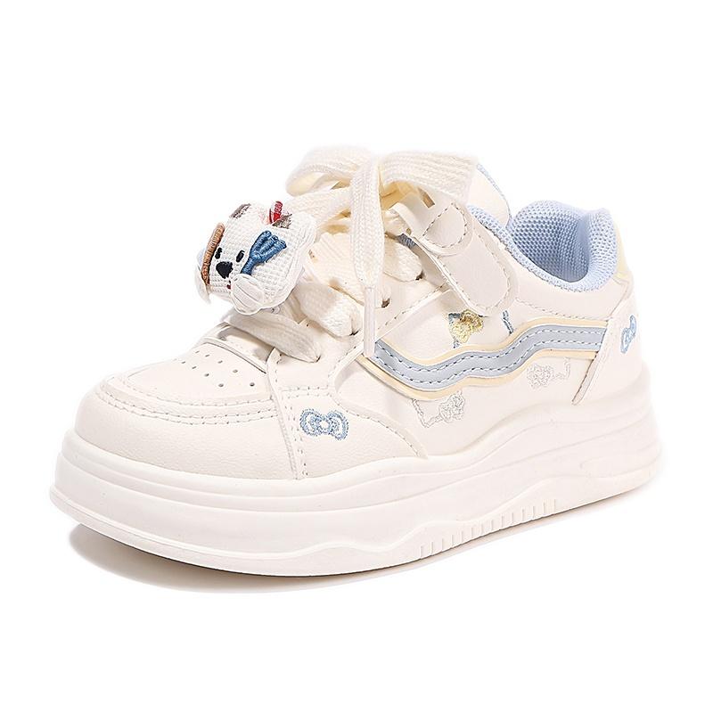Girls Casual Board Shoes Spring Kids Fashion Sneakers Sizes 26-36 Comfortable School Walking Travel Everyday Footwear