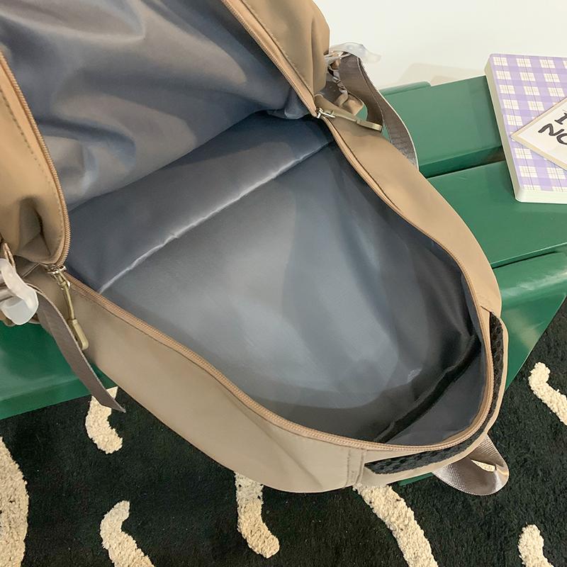 Школьный рюкзак для средней школы, женский рюкзак с буквенным принтом, большой вместимости, дорожный рюкзак