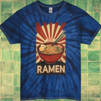 Ramen Tie Dye Tee | Ramen Noodle Graphic Shirt