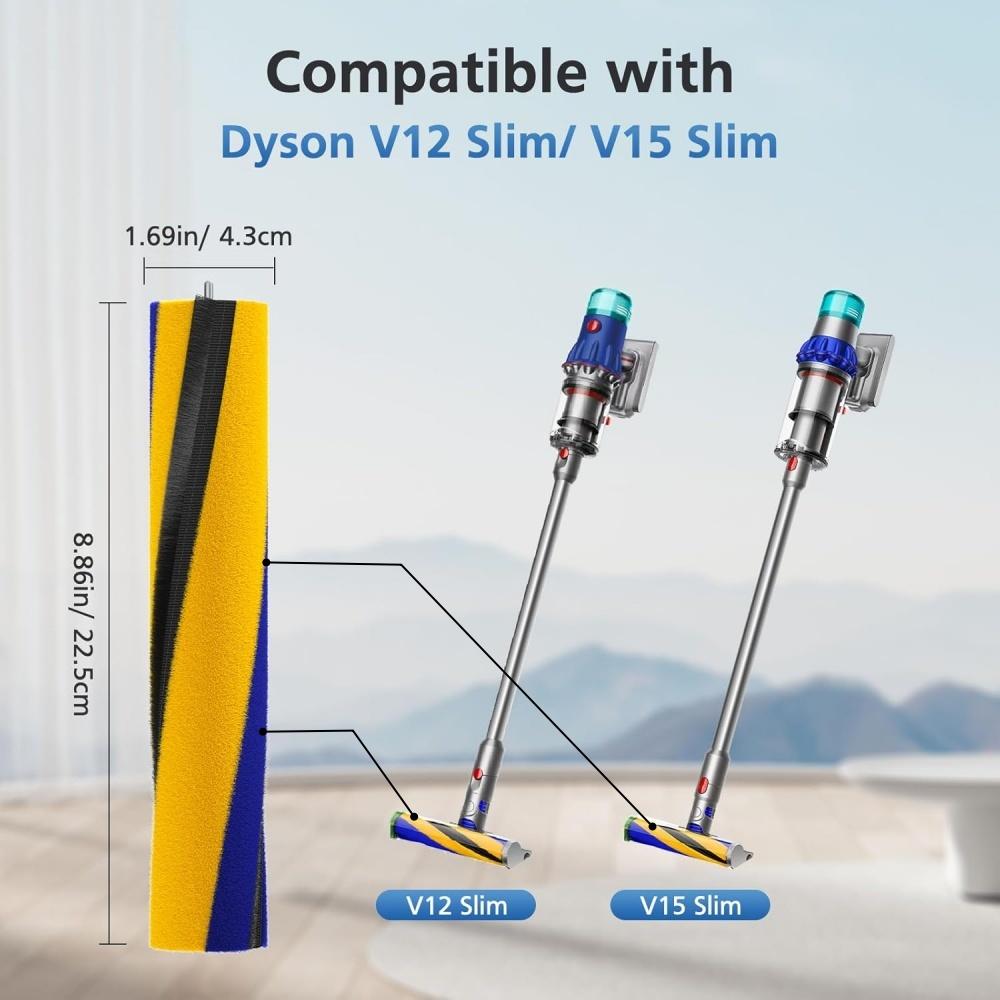 Сменная щетка-валик, совместимая с ручным пылесосом Dyson V11 V11 Slim, номер детали 971611-11