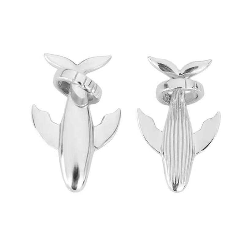 Whale Fall Necklace Men Trendy Unique Long Sweater Chain