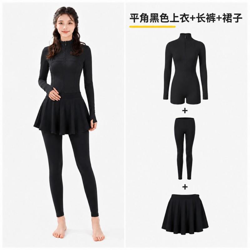 Womens UPF 50 Long Sleeve Rash Guard Swimsuit Full Body Sun Protection Dive Suit Quick Dry