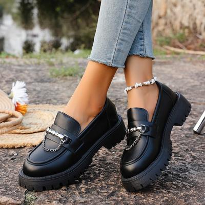 Мода 2025 Женские лоферы Весенняя платформа Туфли Мэри Джейн Женская мода Японская школьная форма JK Лолита обувь Женские кроссовки