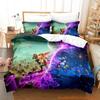 Personelity Game Anime Ratchet Clank Rift Apart Bedding Set Cartoon Three-piece Set Adult Kid Bedroom Duvetcover Sets 3D Ka